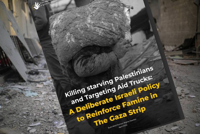‘deliberate-israeli-policy’-to-kill-starving-palestinians,-target-aid-trucks-–-euro-med-monitor-report