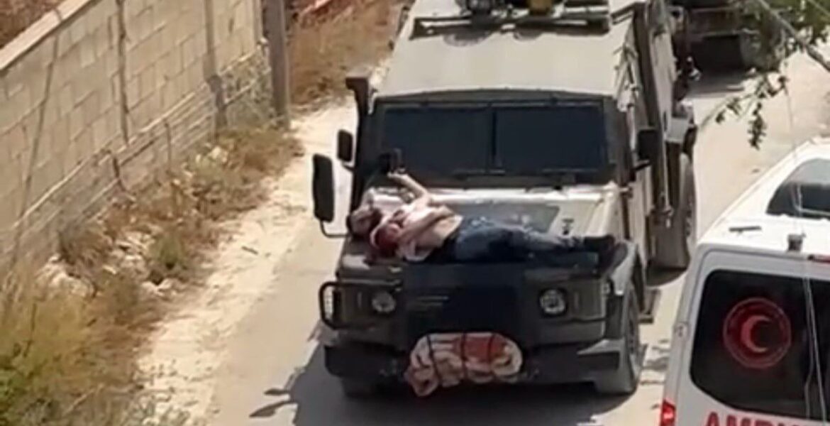 image-of-palestinian-strapped-to-israeli-security-vehicle-sparks-outrage
