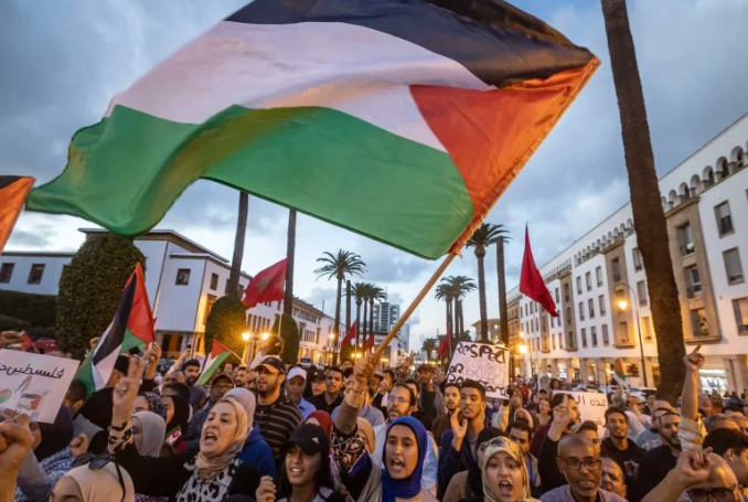 ‘no-dignity-without-gaza-victory’-–-thousands-protest-against-israel’s-war-on-gaza 